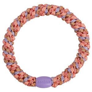 KKNEKKI - Hårelastik, Mix Coral Dusty Lavender Glitter